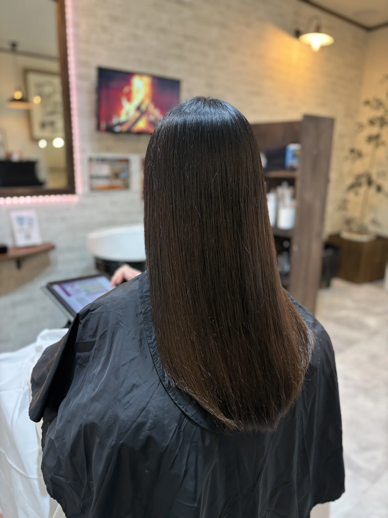 縮毛矯正 施術後